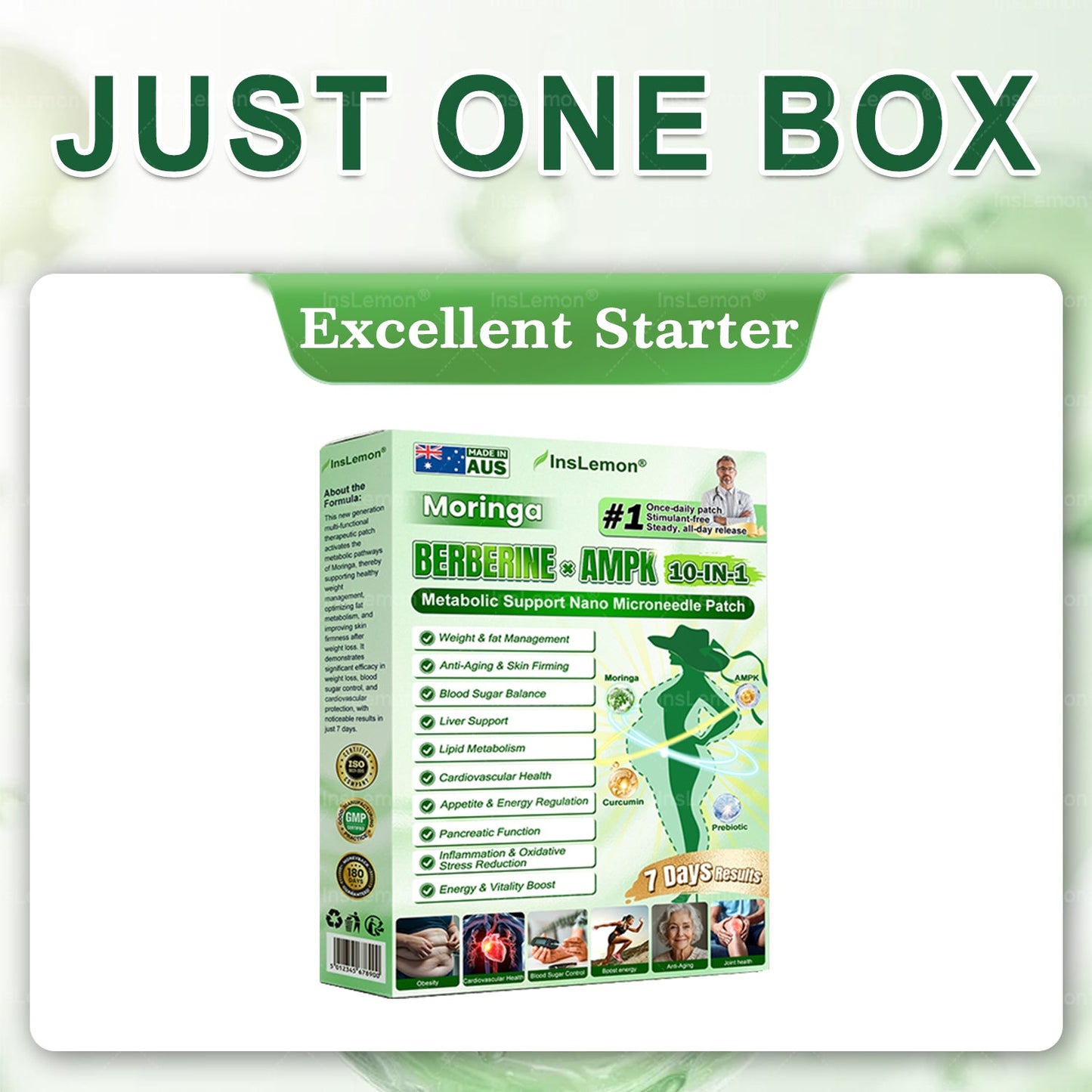 𝐈𝐧𝐬𝐋𝐞𝐦𝐨𝐧® 𝗠𝗼𝗿𝗶𝗻𝗴𝗮 × 𝗕𝗲𝗿𝗯𝗲𝗿𝗶𝗻𝗲 × 𝗔𝗠𝗣𝗞 𝟭𝟬-𝗶𝗻-𝟭 𝗠𝗲𝘁𝗮𝗯𝗼𝗹𝗶𝗰 𝗦𝘂𝗽𝗽𝗼𝗿𝘁 𝗡𝗮𝗻𝗼 𝗠𝗶𝗰𝗿𝗼𝗻𝗲𝗲𝗱𝗹𝗲 𝗣𝗮𝘁𝗰𝗵 (𝐉𝐮𝐬𝐭 𝐨𝐧𝐜𝐞 𝐚 𝐝𝐚𝐲, 𝐯𝐢𝐬𝐢𝐛𝐥𝐞 𝐜𝐡𝐚𝐧𝐠𝐞𝐬 𝐢𝐧 𝟕 𝐝𝐚𝐲𝐬） ✅ 𝐅𝐨𝐫 𝐨𝐛𝐞𝐬𝐢𝐭𝐲, 🅛🅞🅞🅢🅔 🅢🅚🅘🅝,𝐝𝐢𝐚𝐛𝐞𝐭𝐞𝐬, 𝐬𝐥𝐞𝐞𝐩 𝐚𝐩𝐧𝐞𝐚, 𝐣𝐨𝐢𝐧𝐭 𝐢𝐬𝐬𝐮𝐞𝐬, 𝐚𝐧𝐝 𝐦𝐨𝐫𝐞🌟